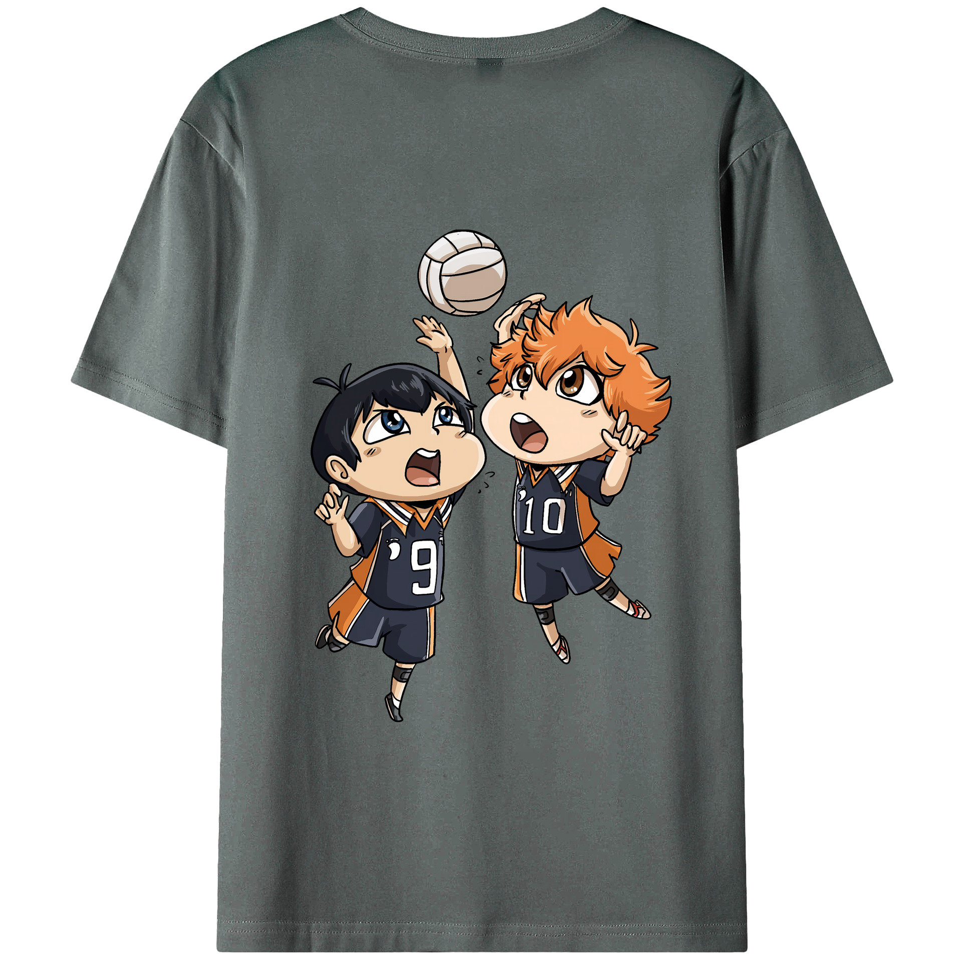 （画像用） ハイキュー!! Haikyu!! 綿100％半袖Tシャツ（背面プリント）